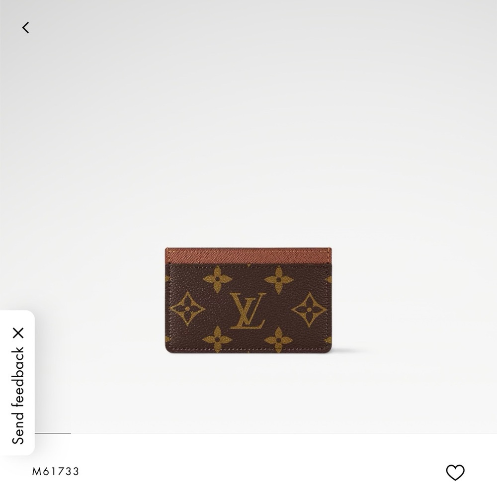 Authentic Louis Vuitton Women Monogram Card Holder